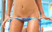 Joon Mali Swimming Laps NN 343821 Joon Mali At The Pool Shows You Golden Brown Bikini Buns
