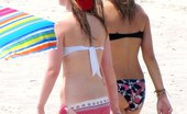 Upskirt Collection
 344612 Horny bikini models contest on beach