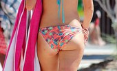 Upskirt Collection
 Lewd bikini babes shot from behind