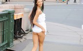 Upskirt Collection
 345944 Flashing upskirt booty in the street