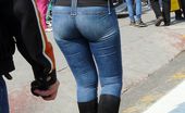 Upskirt Collection
 346450 Tight jeans girls horny back view
