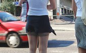 Upskirt Collection
 346636 Awesome sheer pantyhose up skirts