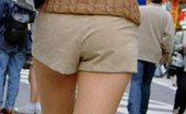 Upskirt Collection
 346974 Camera guy spies bubble butts wrapped in tight shorts