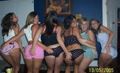 Upskirt Collection
 346985 Two frisky girls in cowboy hats slap asses in jeans shorts