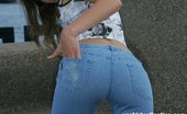 Upskirt Collection
 347002 Cam shoots hot close-ups with doll posing in blue jeans