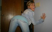Upskirt Collection
 347011 Girls in tight blue jeans erotically bending over
