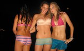 Upskirt Collection
 347219 Bikini models entertain in the warm waves