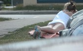 Upskirt Collection
 347738 Sexy blonde in bikini. Hot upskirt view