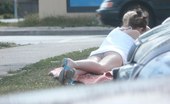 Upskirt Collection
 347738 Sexy blonde in bikini. Hot upskirt view