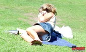 Upskirt Collection
 347740 Candid upskirt photos, of blonde in mini