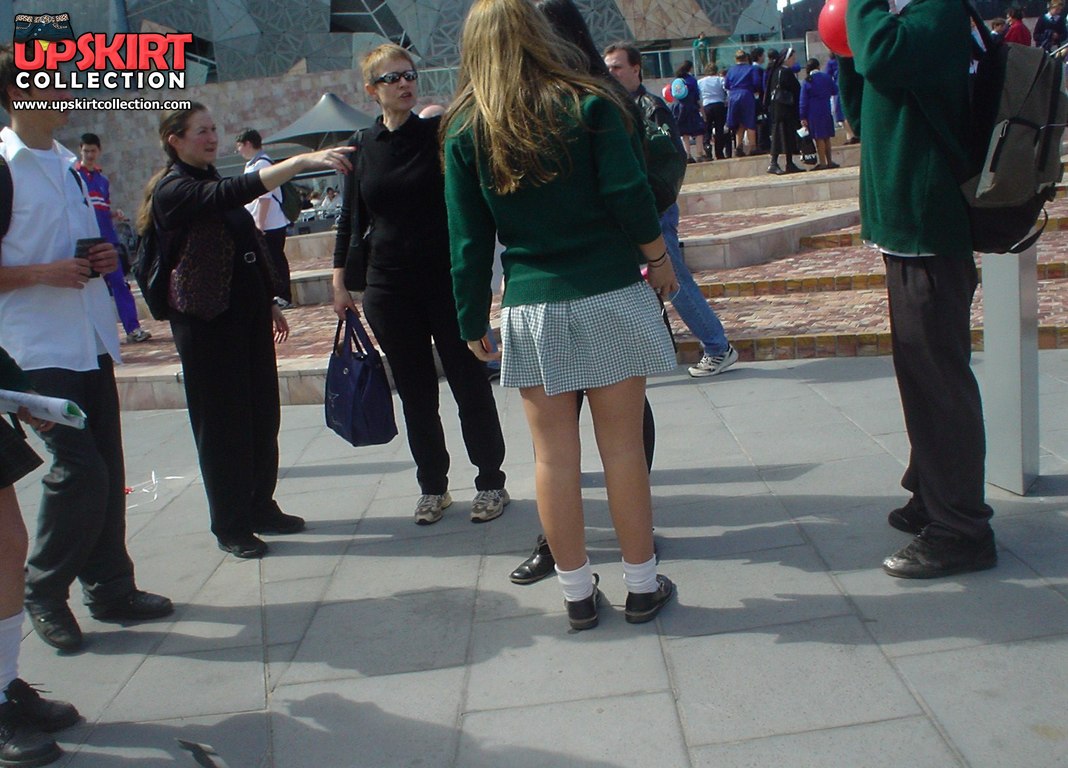 Upskirt Collection Schoolgirl upskirt - legal teen in green skirt spyed  347938 - Good Sex Porn