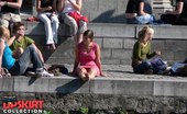 Upskirt Collection
 347941 Busty chick voyeured in public. Up skirt sitting