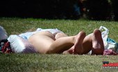 Upskirt Collection
 347964 Blonde's flashed butt close ups. Candid up skirt photos