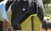 Upskirt Collection
 347966 Innocent peek up black skirt. Panties up skirt