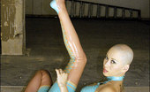 Asian Fever Asian Fever, Bald Asian Model 348877 Bald And Tattooed Asian Model Shows Her Love For Latex.
