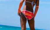Asha Kumara Beach Fun 348969 Cute Indian Girl Shows Ass Crack And Brown Tits In Bikini

