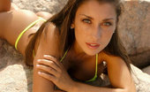 Bikini Dream Jessica Canizales 363657 Fine Female Showing Her Skinny Body On Hard Rocks
