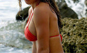 Bikini Dream Paula Larocca 363663 Woman In Red Swimsuit Gets Wet
