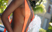 Bikini Dream Gayon 363710 Petite Cutie Shows Her Orange Sling Bikini
