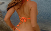 Bikini Dream Leena 363779 Leena Looks Gorgeous In Her Orange Bikini
