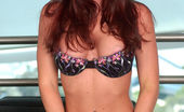 Glamour Models Gone Bad Victoria Redd Hot Redhead Takes Off Her Bra And Panties For Us
