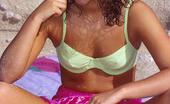 Glamour Models Gone Bad Vicki 4 365783 Brunette Hottie At The Beach Getting Naked And Showing The Goods

