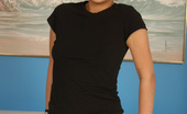 San Diego Latinas 370385 A Beautiful Latina Girl In Her Black Shirt And Jeans Teasing And Gently Undressed Her Clothes
