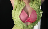 Tessa Fowler Green Top Pink Bra Set 1 371539 I Love Looking Sweet, And Acting Naughty. I Feel So Cute This Lime Green Top And Hot Pink Bra, But When I Get My Cleavage Out I Go From Cute To Sexy! Xoxoxo -- Tessa

