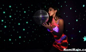 Romi Rain 371586 Romi Plays With A Disco Ball
