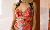 Lily Koh Thai Cowgirl NN 373345 Cute Asian Teen In Cowboy Hat Slides Down Skimpy Panties
