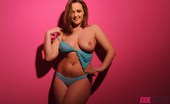Jodie Gasson 376398 Jodie In Her Blue Lace Lingerie
