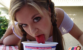 Teen Topanga 378104 Hot Teen Eating Strawberries And Whip Cream
