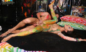 Teen Fidelity Ryan Madison & Roxanne Rae Roxanne Is A Cute Teen Who Loves Playing With Her Fluorescent Paint, She Let Ryan In On The Action With A Great Fuck!

