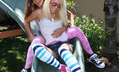 18 Years Old Tegan & Gigi 382109 Slutty And Crazy Teen Girls Getting Pleasure From A Lucky Cock
