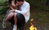 18 Stream Karolina & Kristof 387565 The Sun Is Beginning To Set On The Woods Outside Of Dorf, But Things Are Beginning To Heat Up And It Has Nothing To Do With The Campfire. These Teens Are Very Hot And Horny.
