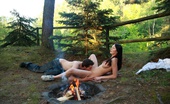 18 Stream Karolina & Kristof 388215 The Sun Is Beginning To Set On The Woods Outside Of Dorf, But Things Are Beginning To Heat Up And It Has Nothing To Do With The Campfire. These Teens Are Very Hot And Horny.
