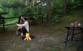 18 Stream Karolina & Kristof 388215 The Sun Is Beginning To Set On The Woods Outside Of Dorf, But Things Are Beginning To Heat Up And It Has Nothing To Do With The Campfire. These Teens Are Very Hot And Horny.
