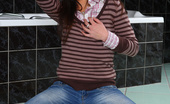 Teen Burg Katrin 390866 This Gorgeous Brunette Teen Loves To Take A Bath But More Than That She Loves Stripping Off To Take A Bath Because As She Watches Her Tight Body In The Mirror She Lets Her Fingers Tease Her Warm Wet Pussy!
