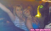 Teen Girlfriends College Students Partying
