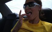 Teen Girlfriends Horny Teen Slut In Backseat Of Car Shows Off Pussy & Tits
