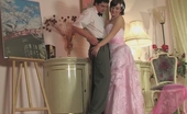 Secretary Pantyhose Gwendolen & Adam 395245 Strikingly Beautiful Bridesmaid In Sheer Pantyhose Going To Steamy Scoring
