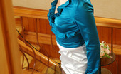 Secretary Pantyhose Laura & Bertram 395594 Seductive Secretary Stroking Cock With Her Pantyhosed Hands Longing For Sex
