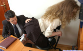 Secretary Pantyhose Leila & Adam 395603 Curly Secretary Getting Her Lacy Pantyhose Ripped During Steamy Lunch Break
