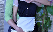 Secretary Pantyhose Rosa & Rolf 395744 Sassy French Maid Gets Her Fine Control Top Pantyhose Jizzed By Her Master
