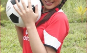 88 Square 401333 Arisa Sunaree Shows Her Soccer Skills
