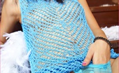 88 Square 401787 Mikiko Takes Blue Dress Off
