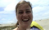 Suck Me Bitch Horny Beach Teen Gets Squirted
