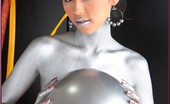 88 Square Naomi Chatee 403017 Naomi Chattee Covers Her Body In Silver Paint
