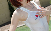 Lusted Redhead Gets Wet
