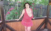 Divine Breasts Alicia Red Dress Busty BBW
